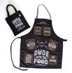 Picture of MANS CANVAS APRON - DUDE WITH FOOD
